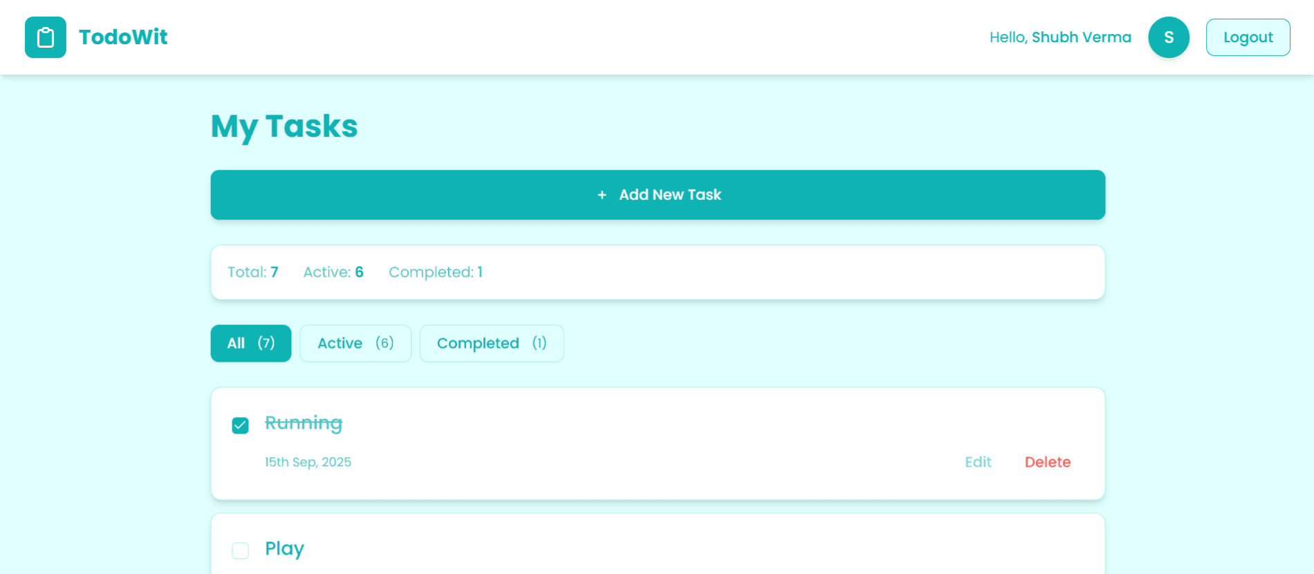 Todo in GraphQL screenshot